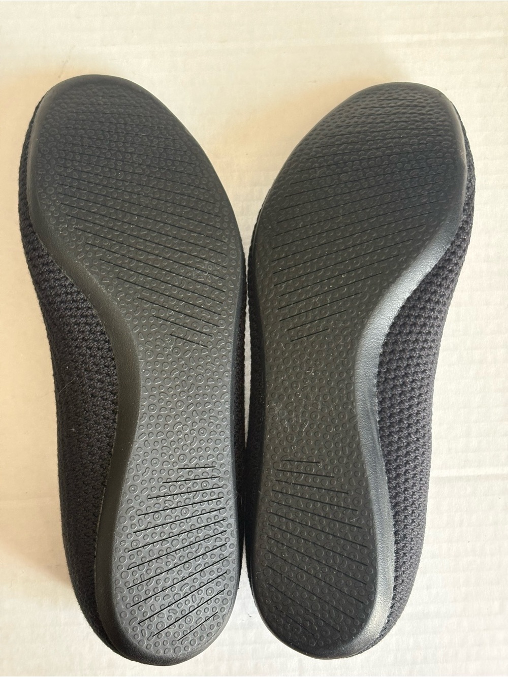 allbirds Black Mesh Knit Ballet Flats - Women's Slip-On Ballet Shoes Sz 7.5 - Picture 10 of 10